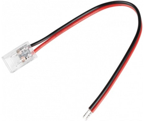 1End Connector White Wire 8mm for COB Strip — image 2
