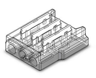 3Pin Fasten Connector Strip to Wire for 10mm SMD — image 1