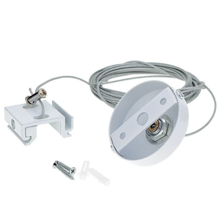 4-Wire Suspension For LED Track System, White — image 3