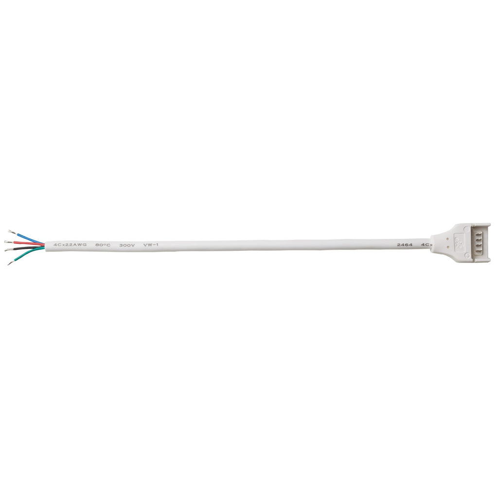 Waterproof Connector with 15cm 4wire SMD 10mm PCB 4Pin (RGB) — image 1