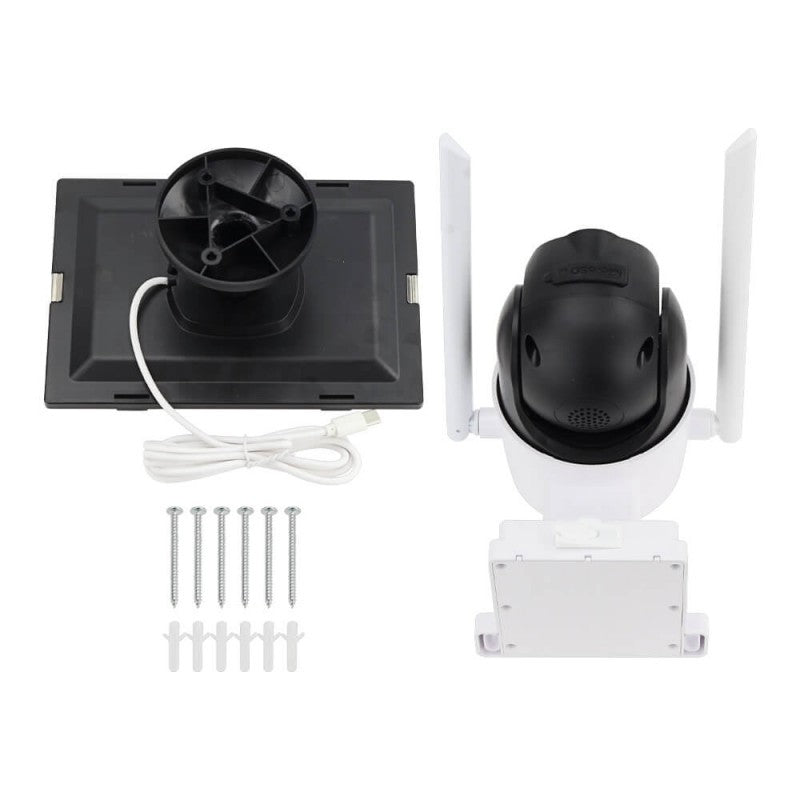 4MP Wi-Fi Solar IP Camera, White — image 5