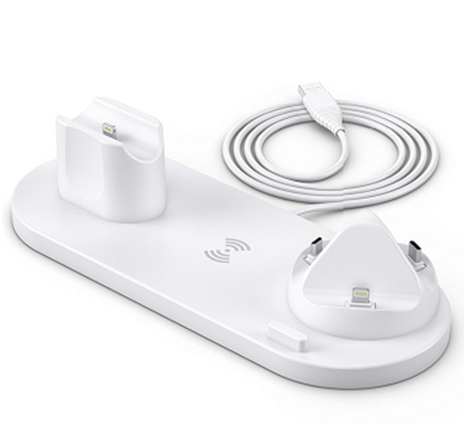 Multi-Function Charging Stand, 6in1, White — image 1