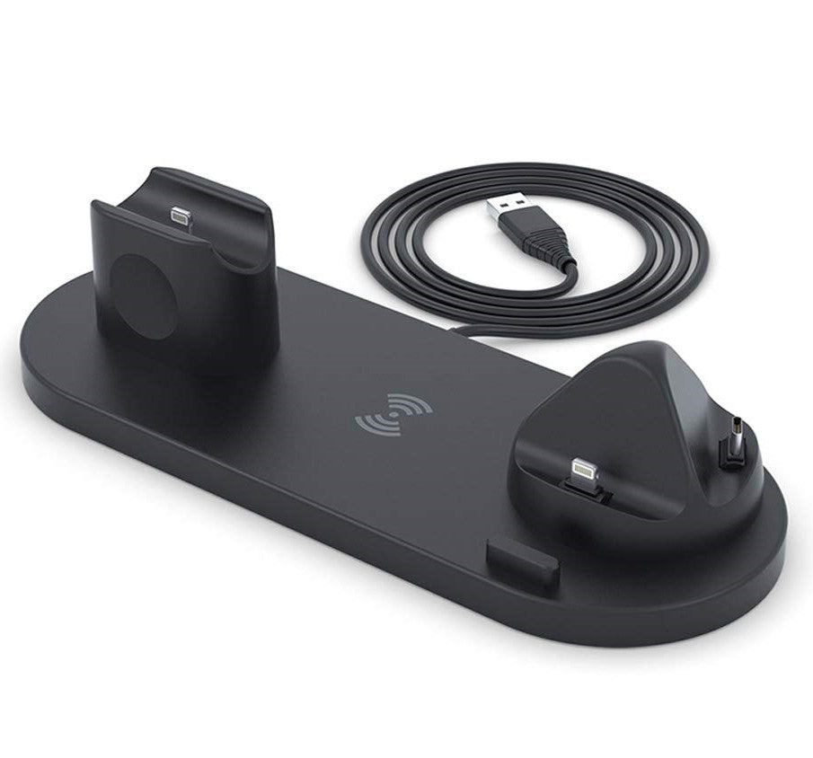 Multi-Function Charging Stand, 6in1, Black — image 1