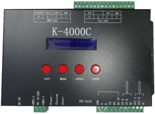 DMX/SPI Controller, 5/12-24V, 4 Ports — image 1