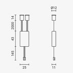 Double Door Sensor, 10cm, Black — image 8