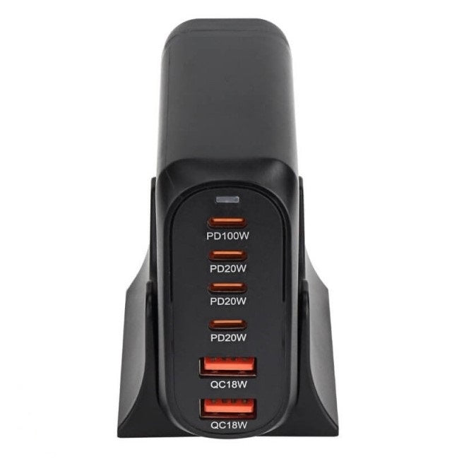 Adapter, EU Plug, USB 2xTYPE-A, 4xTYPE-C, 200W — image 4