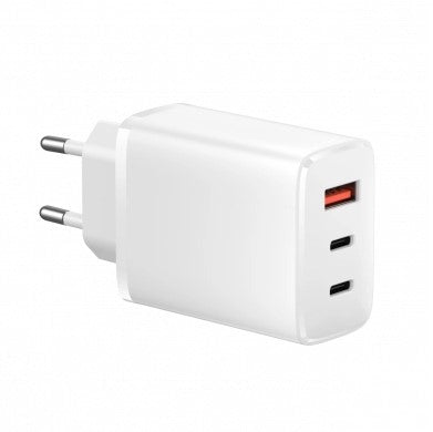 GaN Adapted Type-C / Type-A, 65W, White — image 1