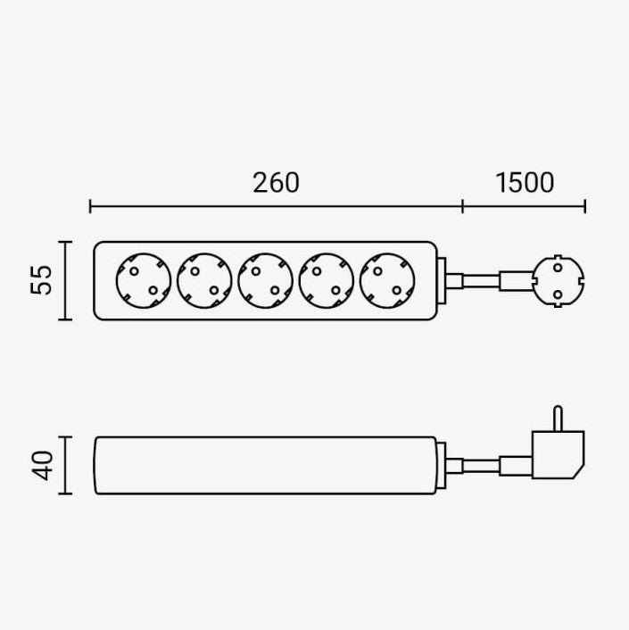 Power Strip, 5 Sockets, 1.5m — image 3