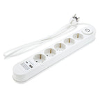 Power Strip, 5 Sockets, On/Off button, USBx2, 1.5m — image 2