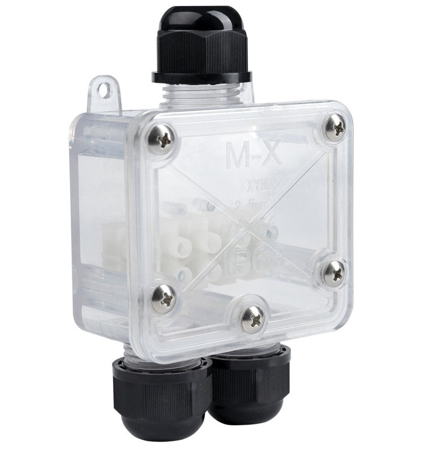 Polycarbonate Box Terminal Block, IP68, 3 Terminals — image 1