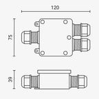 Polycarbonate Box Terminal Block, IP68, 3 Terminals — image 4