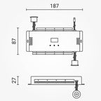 LED PIR Sensor Stair Light Controller, 5-24V, 5A/Ch, 32 Channels — image 4