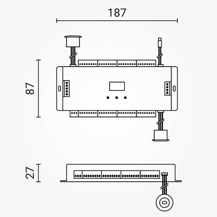 LED PIR Sensor Stair Light Controller, 5-24V, 5A/Ch, 32 Channels — image 4