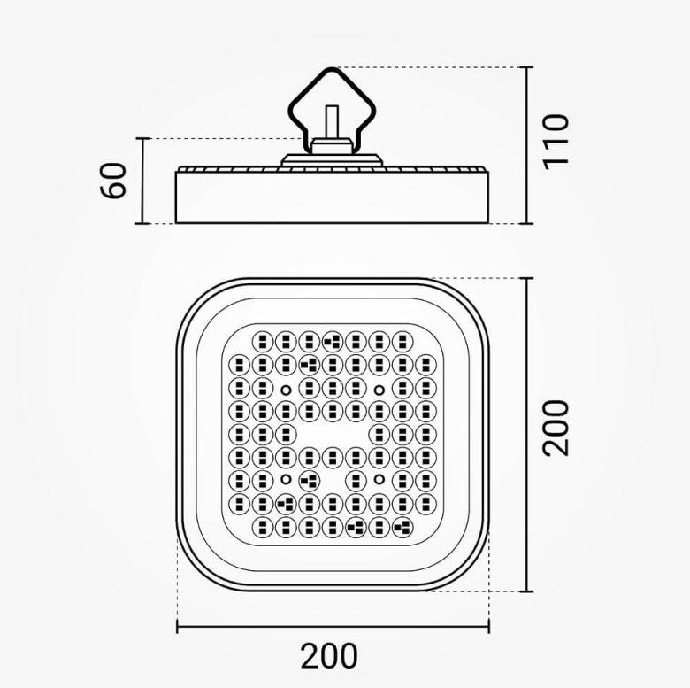 LED High Bay Light, 100W, Neutral Light — image 4