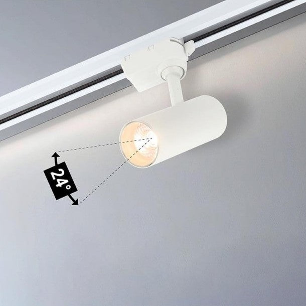LED Track Light, White Body, 12W, 1200Lm, Warm Light — image 5