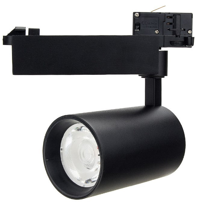 LED 4 Wire Track Light, Black Body, 25W, 2750Lm, Warm Light — image 1