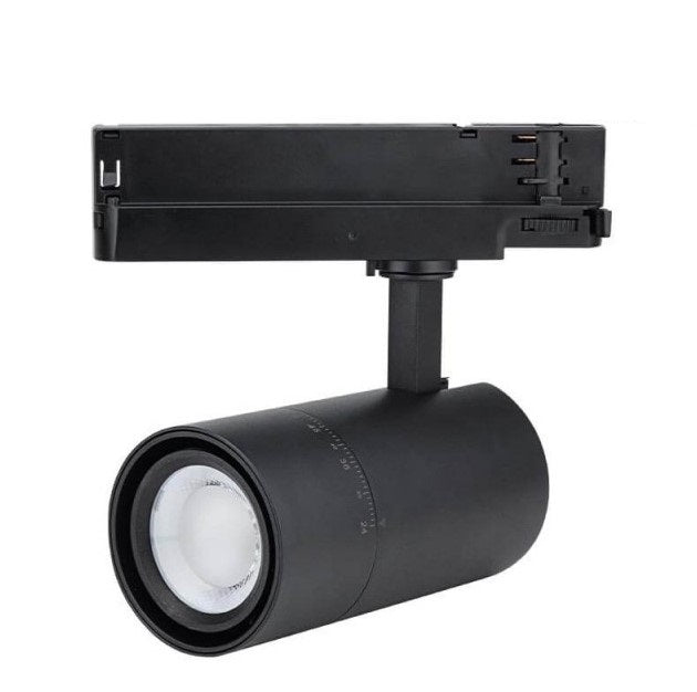 LED 4 Wire Track Light, Black Body, 20W/25W/30W, 90Lm/W, CCT — image 2