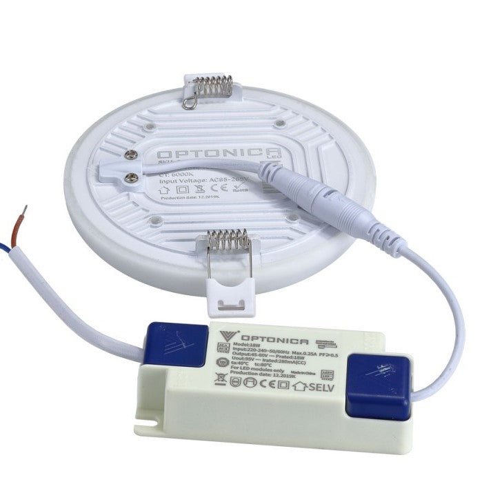 LED Frameless Panel, Round, 18W, White Light — image 3