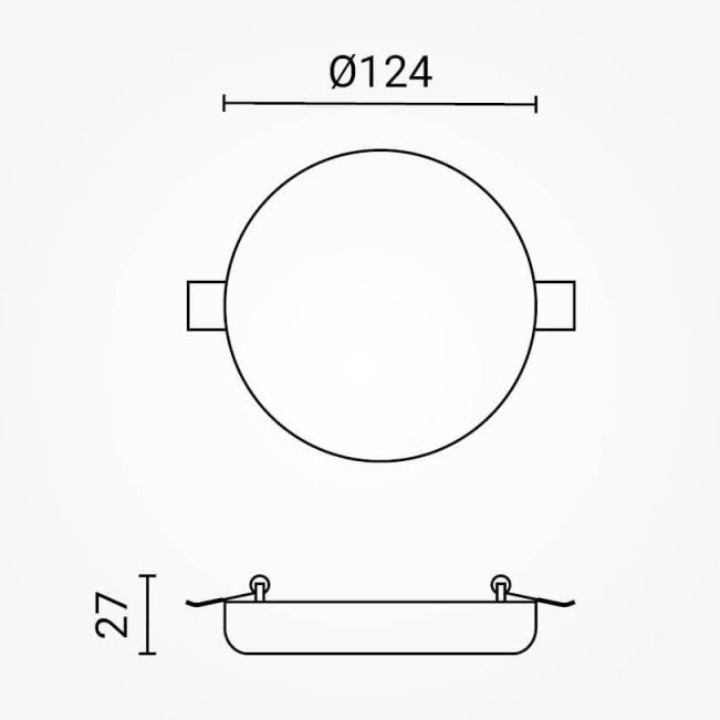 LED Frameless Panel, Round, 18W, White Light — image 4