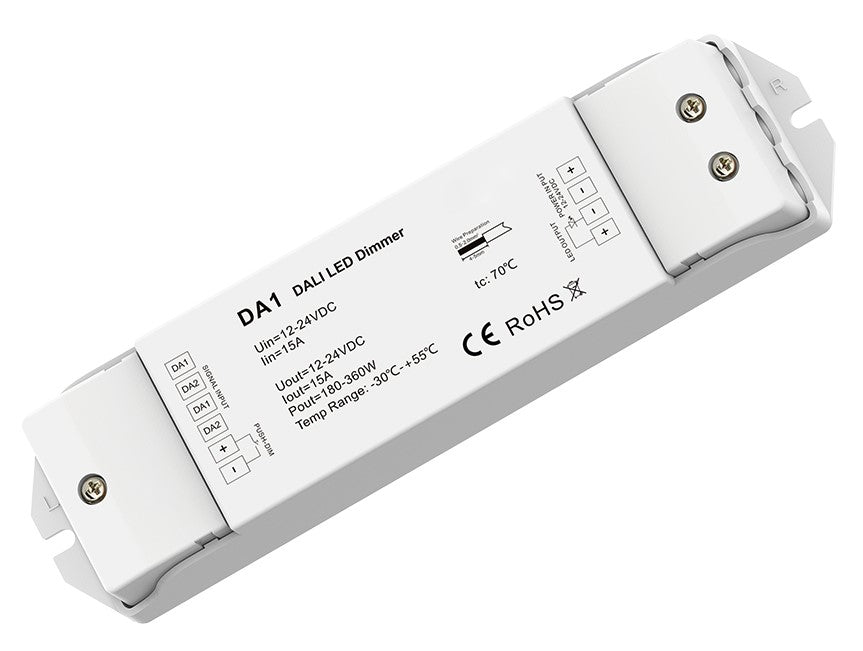 LED DALI Dimmer, 12-24V, 360W, 5 Years Warranty — image 1