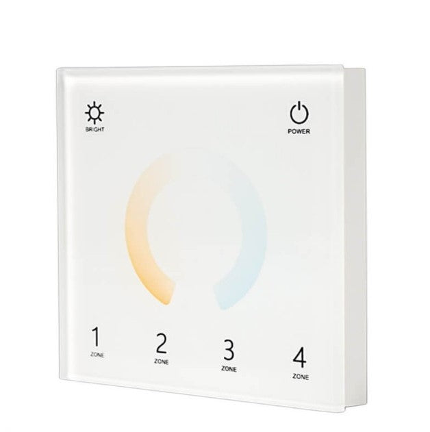 LED Dimming DMX Remote Control Wall Console, 4 Zones, White — image 2