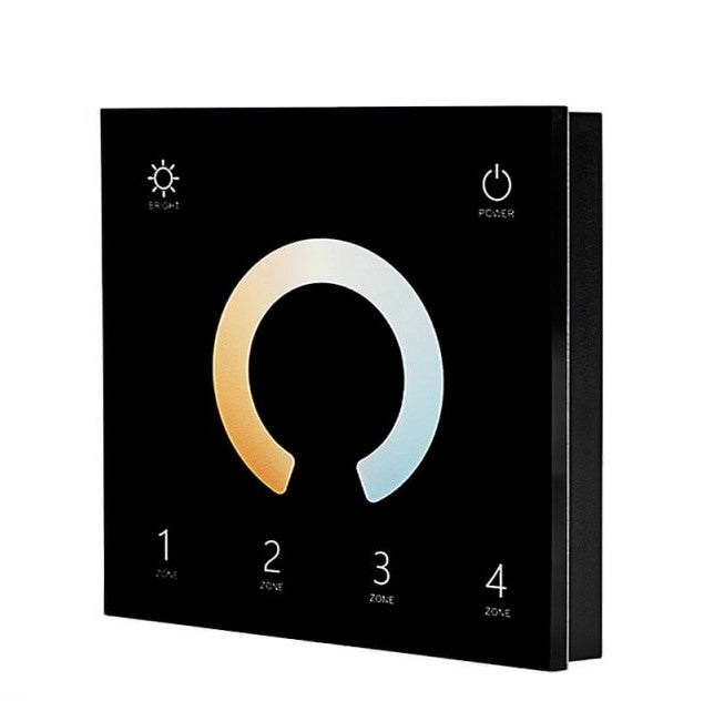 LED Dimming DMX Remote Control Wall Console, 4 Zones, Black — image 2