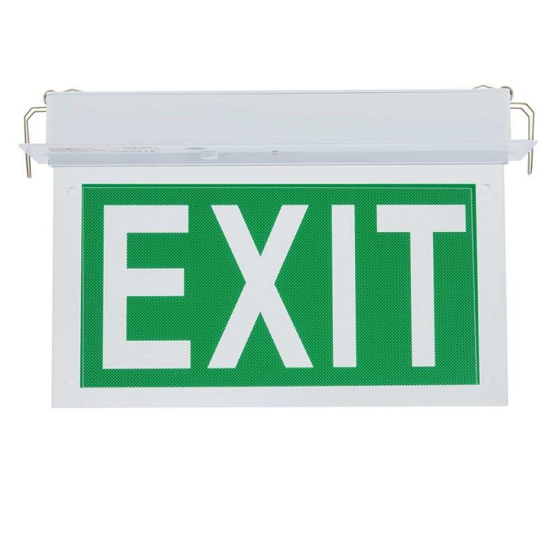 LED Recessed Fixed Emergency Exit Light, 2W, 3 Hours, with PVC Legend, White Light — image 4
