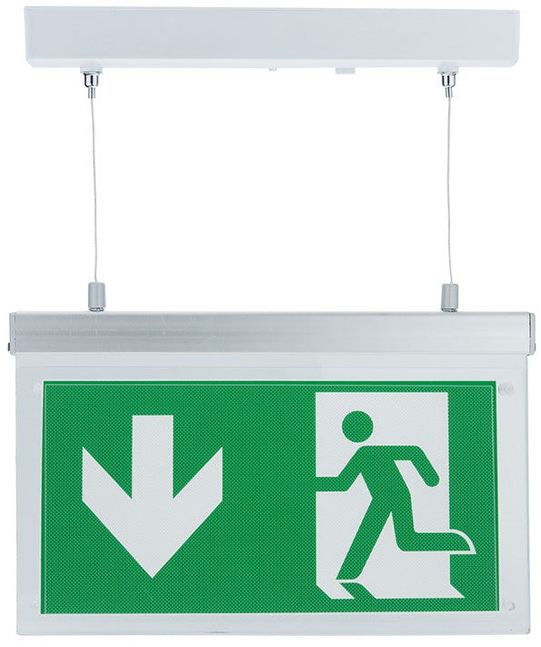 LED Hanging  Emergency Exit Light, 2W, 3 Hours, White Light — image 1