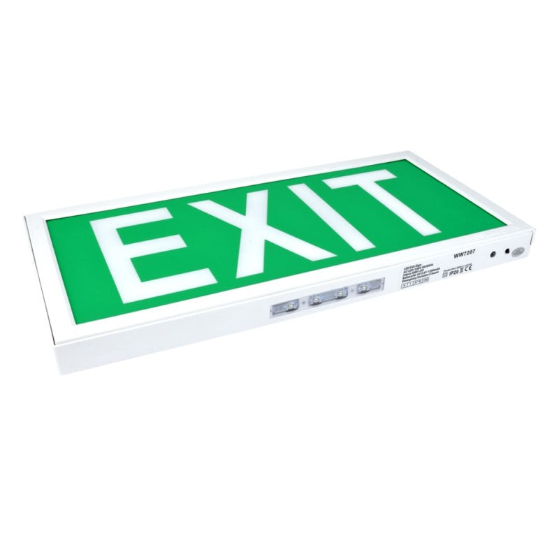 LED Emergency Exit Light, 3W, 3 Hours, with PVC Legend, White Light — image 4