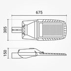 LED Street Light, 200W, White Light — image 5