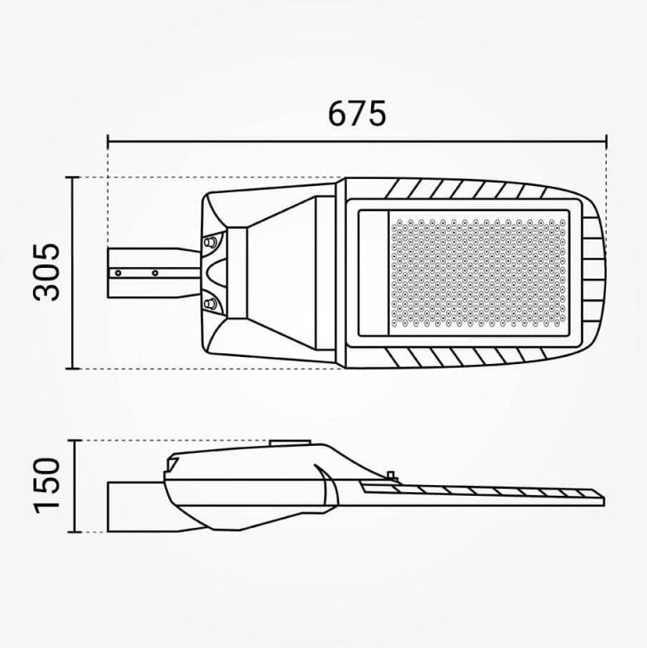 LED Street Light, 200W, White Light — image 5