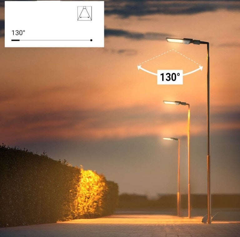 LED Street Light, Adjustable Beam, 3 Years Warranty, 120Lm/W, 100W, White Light — image 5