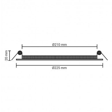 LED Built-In Module, Round, 18W, Neutral Light — image 3