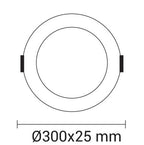 LED Built-In Module, Round, 24W, Warm Light — image 3