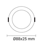 LED Built-In Module, Round, 3W, White Light — image 4