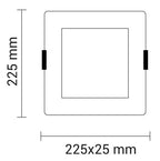 LED Built-In Module, Square, 18W, Neutral Light — image 3