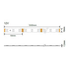 LED Strip 14.4W/m, 1000Lm/m, 12V, Pro, IP54, Red — image 5