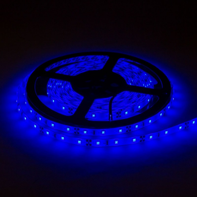 LED Strip 4.8W/m, 300Lm/m, 12V, Pro, IP54, Blue — image 3