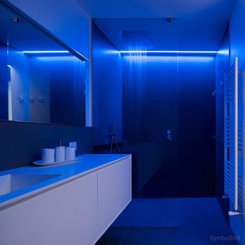 LED Strip 4.8W/m, 300Lm/m, 12V, Pro, IP54, Blue — image 4