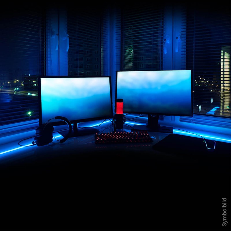 LED Strip 4.8W/m, 300Lm/m, 12V, Pro, Blue — image 4