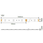 LED Strip 7.2W/m, 500Lm/m, 12V, Pro, White Light — image 3