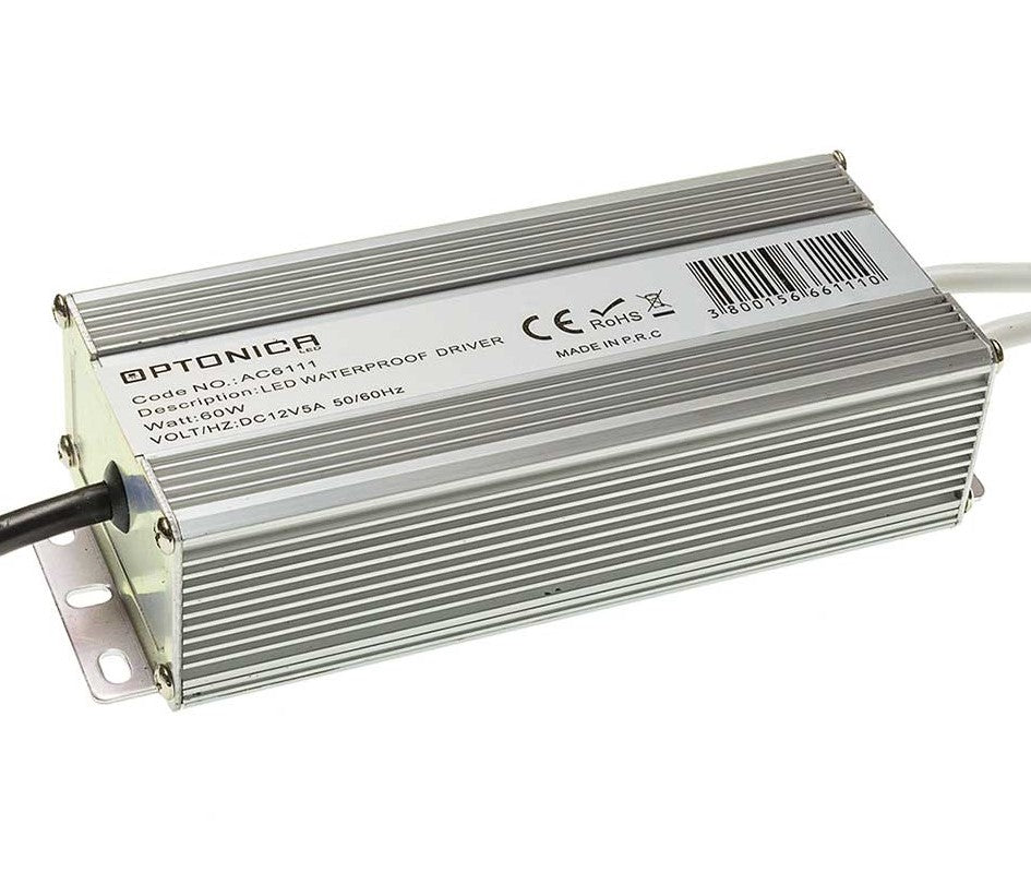 LED Strip Waterproof Power Supply, 12V, 60W — image 1