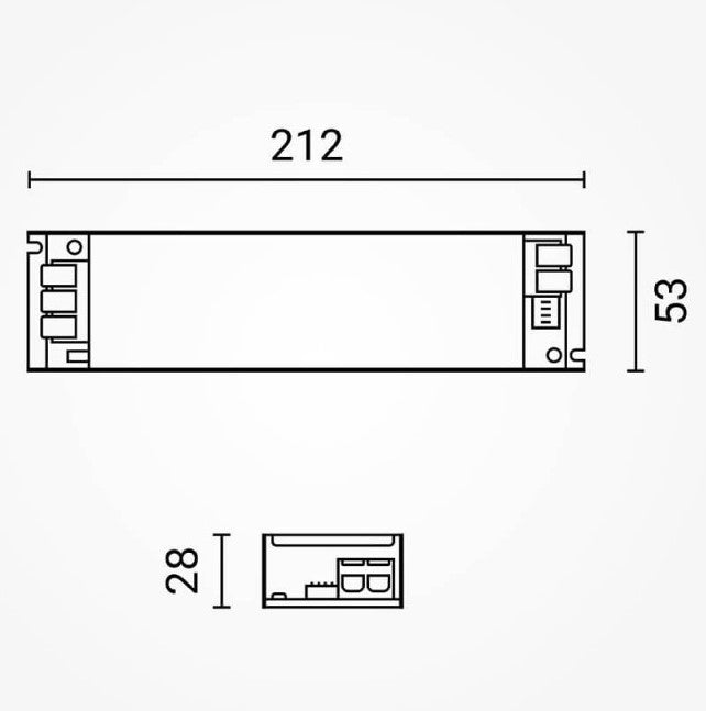 LED Strip Power Supply, 200W, 24V, 8.3A, Noiseless — image 4