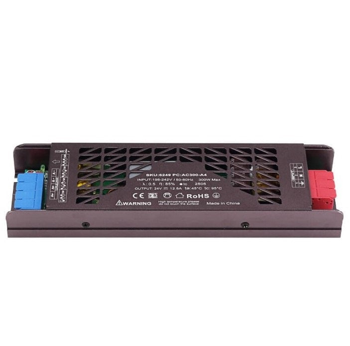 LED Strip Power Supply, 300W, 24V, 12.5A, Noiseless — image 2