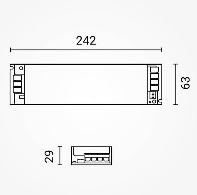 LED Strip Power Supply, 400W, 24V, 16.6A, Noiseless — image 4