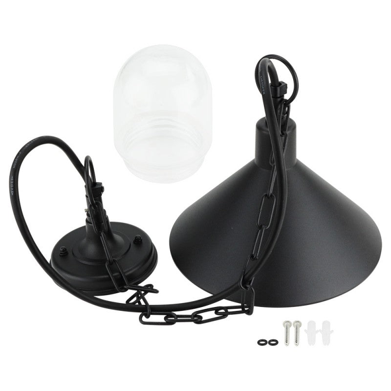 LED Pendant Lamp, 1xЕ27, Black — image 3