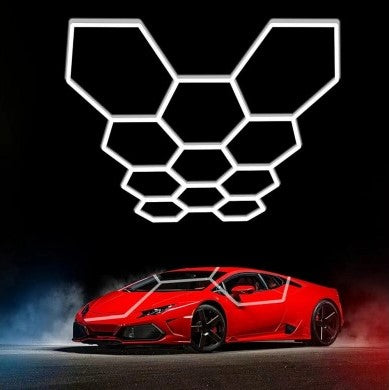 LED Hexagon Lights, 11HEX, 385W, White Light — image 2