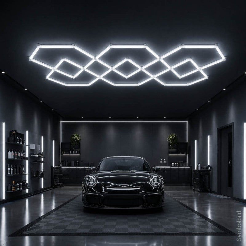 LED Hexagon Lights, 11HEX, 428W, White Light — image 2