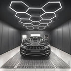 LED Hexagon Lights, 14HEX, 456W, White Light — image 7