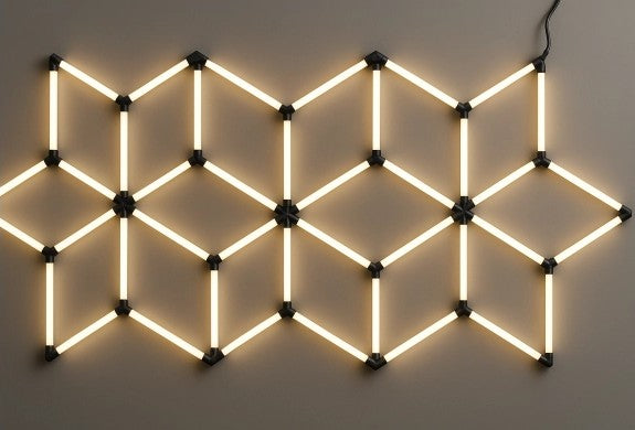 LED Hexagon Lights, 16HEX, 294W, White Light — image 1